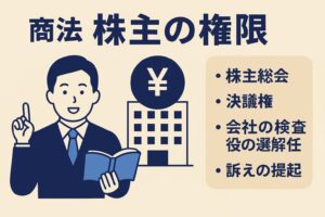 投稿についてもっと詳しく 【商法】行政書士試験対策｜株主の権限①「株主総会と議決権」をゼロから丁寧に