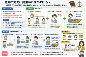 投稿についてもっと詳しく 【民法】認知の効力は出生時にさかのぼる？